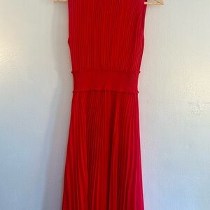 Nanette Lepore Vibrant Red Midi Dress